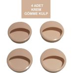 Adilon Gömme Kulp Krem 4 Adet