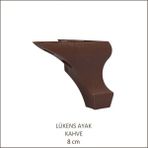 Adilon Lukens Ayak, Tv Ünite, Koltuk, Mobilya Ayağı, 8 Cm, Kahve