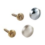 Adilon Metal 4'lü 20 mm Krom Vida Kapağı