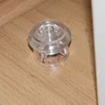 Adilon Şeffaf 3,5 cm Yuvarlak Stop