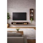 Adım Ebatlama Dekoratif Duvar Rafı - Tv Ünitesi 2 Parçalı Barok 130X90