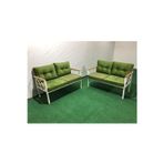 Adım Shops 2+2Balkon-bahçe-kafe-çay Seti-koltuk Takımı-oturma Grubu-ofis Koltuğu 2+2 beyaz profil demir