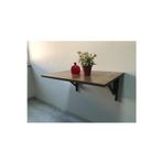 Adım Shops Duvara Monte Katlanır Sehpa Çay Seti sehpa Balkon ve Teras sehpası 50x70cm