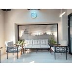 Adım Shops Inci Balkon-Bahçe-Kafe Çay Seti Koltuk Oturma Takımı-Oturma Grubu Çstakımlazer - Krem