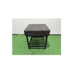 Adım Shops Metal ayaklı Sırtsız Bank Puf Bench Balkon-bahçe-kafe-çay Seti pufu