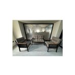 Adım Shops MİAMİ 2+1+1 MELİSA Balkon-bahçe-kafe Çay Seti Koltuk Oturma Takımı-oturma Grubu,ofis Koltuğu