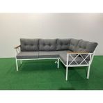 Adımshops 2+2 Köşe Balkon-Bahçe-Kafe,çay Seti,koltuk Takımı,oturma Grubu,ofis Koltuğu 2+2köşe - Gri