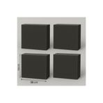 Adımshops 22Dns 59X56x9cm 4 Adet Sünger Balkon-Bahçe-Kafe,Çay Seti,Koltuk Takımı,Oturma Grubu,Ofis Koltuğu