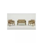 Adımshops Elmas 2+1+1 (Cappuccino) Metal Gövde Balkon-Bahçe-Kafe,Çay Seti,Koltuk Takımı,Oturma Grubu,Ofis Kolt