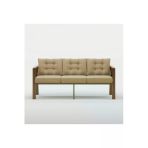 Adımshops Elmas 3'Lü (Cappuccino) Metal Gövde Balkon-Bahçe-Kafe,Çay Seti,Koltuk Takımı,Oturma Grubu,Ofis Koltu