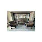 adımshops MİAMİ 2+1+1 MELİSA Balkon-bahçe-kafe Çay Seti Koltuk Oturma Takımı-oturma Grubu,ofis Koltuğu