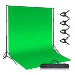 Adin Ticaret Ada Greenbox Chromakey Green Screen Greenbox Yeşil Fon Perde(2 X4M)+Fon Standı