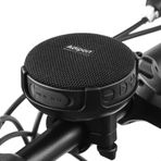 Adiport Bluetooth Bisiklet Hoparlörü, BT 5.0 Hoparlör Bisikleti, Geliştirilmiş Bas ve Yüksek Ses, 10 Saat Çalma süresi, IPX7 Su Geçirmez ve Dış Mekan Sürüşü için Darbeye Dayanıklı