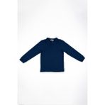 Adisia Erkek Bebek Polo Yaka Lacivert Sweatshirt - 9 - 12 Ay