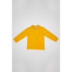 Adisia Erkek Bebek Sarı Polo Yaka Uzun Kollu Sweatshirt - 9 - 12 Ay