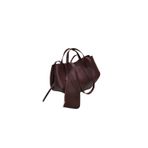 Adissa Collection Minimalist Leather Shopper Çanta ve Portföy Cüzdan Seti, Suni Deri, 46x24 cm, Klasik Zarif Tasarım, 2 Parça (bordo)