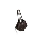 Adissa Collection Minimalist Leather Shopper Çanta ve Portföy Cüzdan Seti, Suni Deri, 46x24 cm, Klasik Zarif Tasarım, 2 Parça (kahverengi)