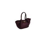 Adissa Collection Regal Süet Görünümlü Küçük Omuz Çantası, Kadın Baget Çanta, Klasik Lüks Tasarım, 22x13 cm (bordo)