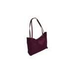 Adissa Collection Soft Maxi Yumuşak Omuz Çantası, 42x26 cm, Süet Görünümlü, Geniş Kapasiteli, Hafif, Klasik Zarif Tasarım, Kadın (bordo)