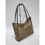 adissa collection Soft Maxi - Yumuşak Süet Görünümlü Büyük Omuz Çantası | Dökümlü Shopper Tote - standart - Bej