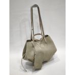 adissa collection Süet Shopper - Yumuşak Süet Görünümlü Büyük Tote Çanta | Ek Cüzdanlı Maxi Boy - Açık Bej - standart