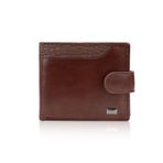AdiStylinno Erkek cüzdanı, vintage poliüretan deri cüzdan, moda, ince cüzdan, bozuk para bölmeli, çok fonksiyonlu cüzdan, erkek minimalist cüzdan, kimlik pencereli, birden fazla kart bölmesi, Kahve,