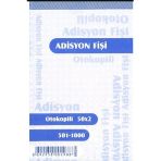 Adisyon Otokopili 1. Hamur Numaralı 50x2 Nüsha 10 Lu Paket Armat