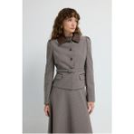 Adl Bebe Yaka Desenli Ceket Lacivert 11945574000 - XS - Dropsuz