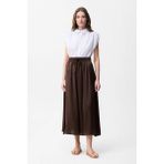 adL Beli Lastikli Saten Etek Kahve 12746298000 - XS