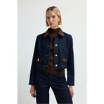 Adl Cepli Denim Ceket Lacivert 11945842000 - XS