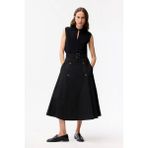 Adl Cepli Uzun Etek Siyah 12746427000 - XL