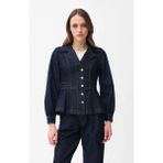 Adl Dikiş Detaylı Denim Ceket Lacivert 11946649000 - XL - Dropsuz