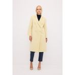 adL Erkek Yaka Yün Karışımlı Kaban Lime 13644083000 - XL
