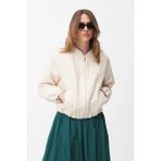 Adl Fermuarlı Bomber Ceket Vanilya 11945754000 - XL - Dropsuz