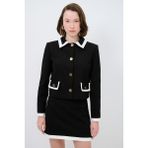adL Garnili Ceket - 001-Siyah - XL