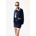 Adl Garnili Ceket Lacivert 11942909007 - XL - Dropsuz
