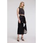 adL Mert Aslan Asimetrik Tafta Etek Siyah 12746810000 - XS