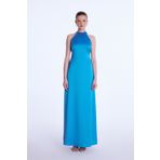 adL Night Zoom Halter Yaka Uzun Elbise
