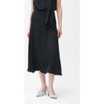 Adl Saten Kloş Etek Siyah 12746504000 - XL