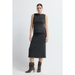 Adl Triko Midi Etek Antrasit 12745306000 - Gri - XS