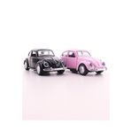 Adm Store 2 Adet Siyah Pembe Metal Vosvos Araba Nostaljik Sevgiliye Eşe Sürpriz Hediye Dıe Cast Büyük Boy 12cm