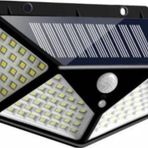 Adm Store Güneş Enerjili Bahçe Aydınlatması Sokak Dış Ortam Solar LED Lamba Su Geçirmez Sensörlü 100 Ledli