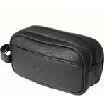 ADM Tommy Düz Suni Deri Seyahat El Siyah Tıraş Çantası