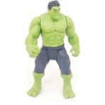 Admay Hulk Işıklı Figür – 20 cm Marvel Süper Kahraman Oyuncak (1 Adet) - Yeşil