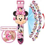 Admay Mickey Mouse 3D Projeksiyonlu Saat 24 Farklı Karakteri Duvara Yansıtır