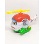 Admay Sevimli Işıklı Sesli Helikopter Oyuncak 22 cm - Renkli