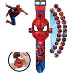 Admay Spiderman Örümcek Adam Projeksiyonlu Saat 24 Farklı Karakteri Duvara Yansıtır
