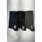 Admera Premium Admera 3’lü Erkek Bambu (Viskon) Uzun Çorap Sıkmayan Lastik, Dikişsiz Burun Tavşan Kulağı Topuklu - 41 - 44 - Çok Renkli