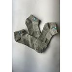 Admera Premium Admera 3'lü Erkek Pamuklu Spor Patik Çorap Havlu Tabanlı Destekli & Nefes Alan Doku (Renkli Şeritte Renk Farkı Olabilir.) - 40 - 44 - Gri