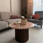 Adomar Marble Roselya Orta Sehpa Doğal Mermer - çok renl